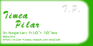timea pilar business card